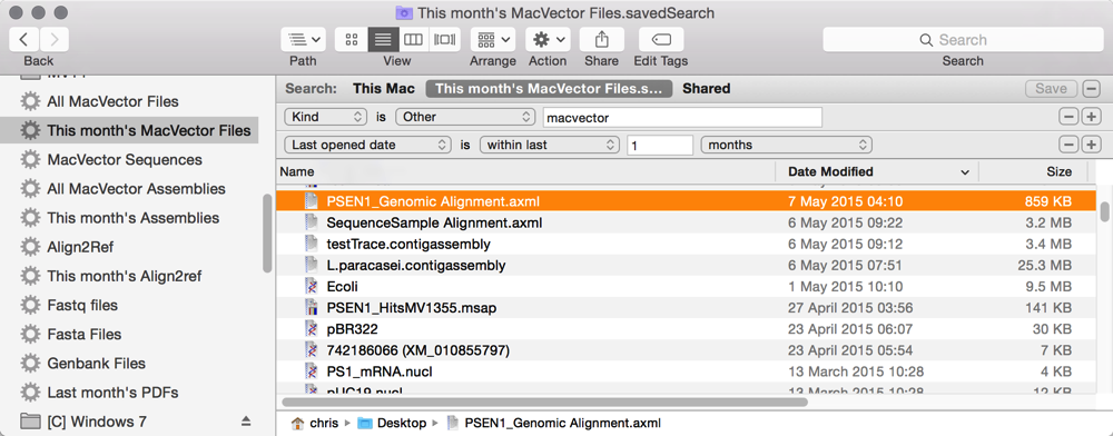 This month s MacVector Files savedSearch